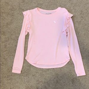 Abercrombie Long Sleeves Pink Shirt